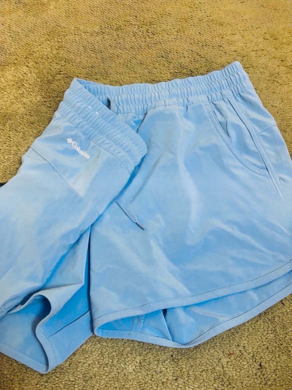 Columbia Sky Blue Performance Shorts